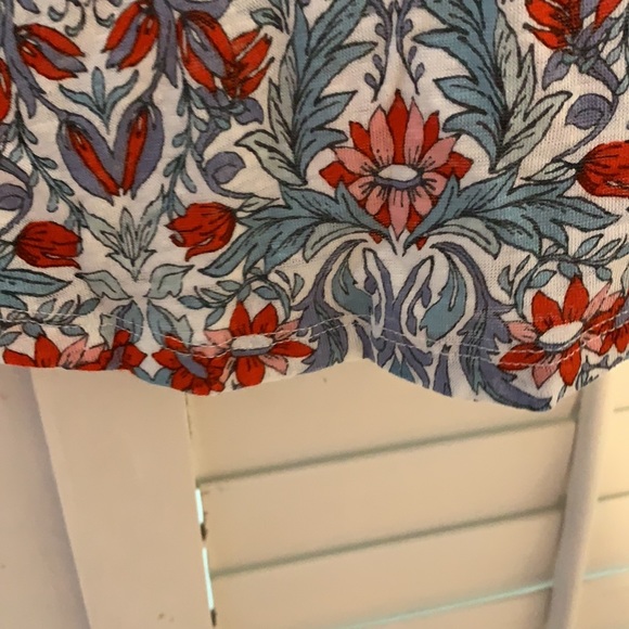 Loft || Blue and Red Dress Shirt || XS - Picture 4 of 5